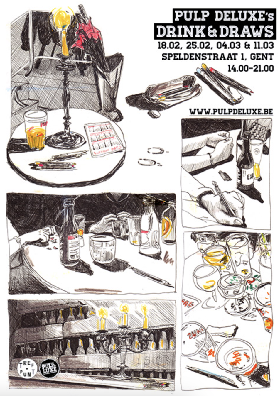 Drink & Draw @ Speldenstraat