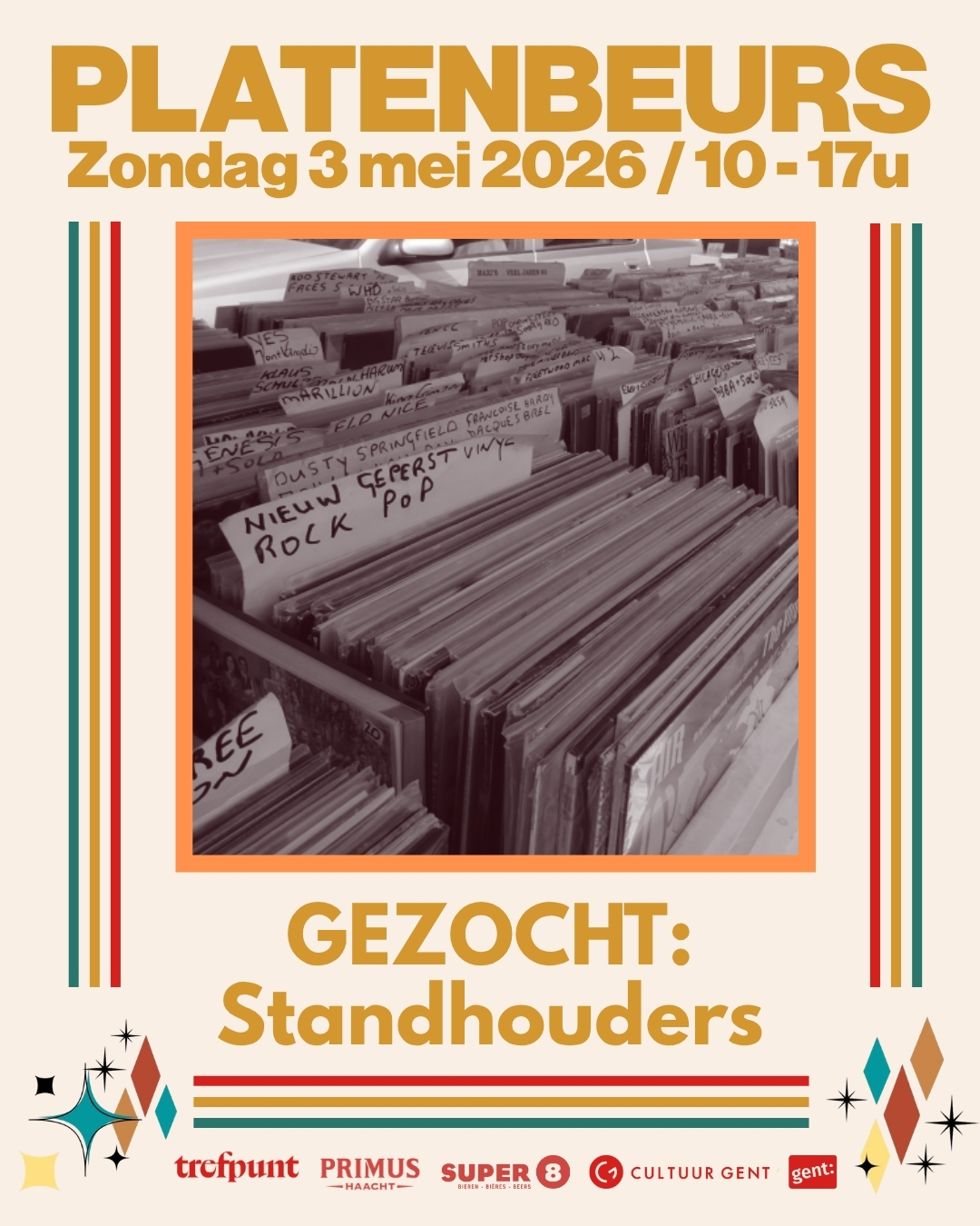 Platenbeurs zoekt standhouders